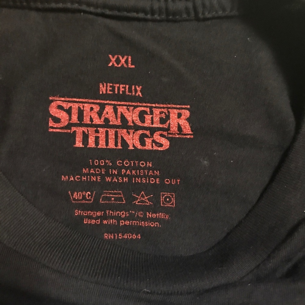 Stranger Thing official tee shirt size XXL